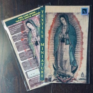 OL of GUADALUPE Miniature Replica - 9x5 Faux Jute -